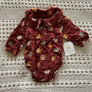 Little Co. Floral Baby Romper